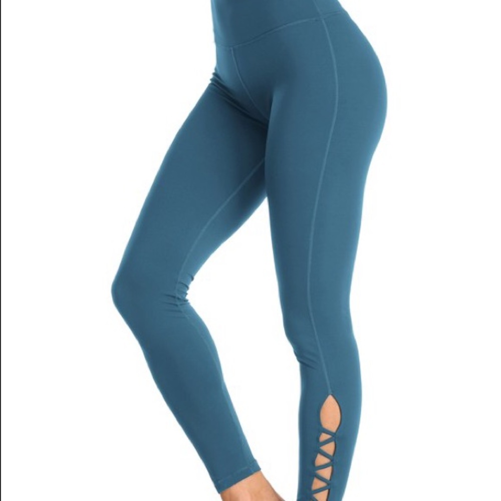 Blue Gray Yoga Legging